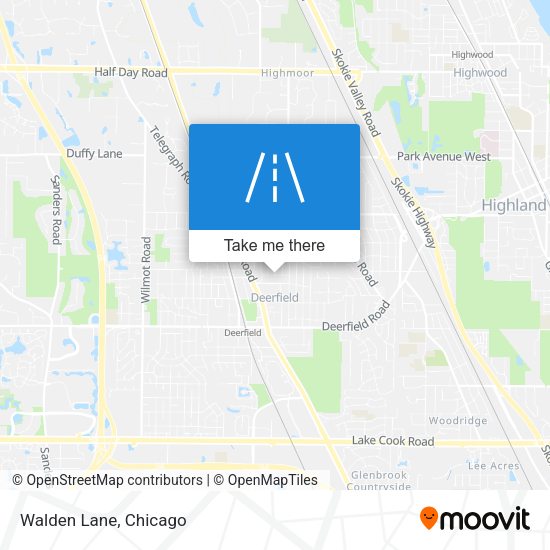 Mapa de Walden Lane