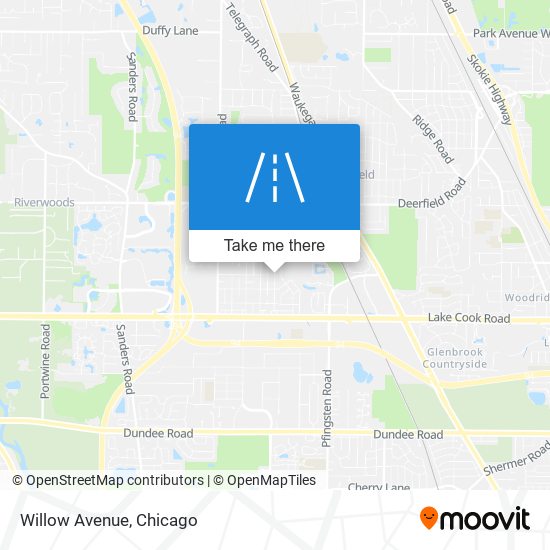 Willow Avenue map