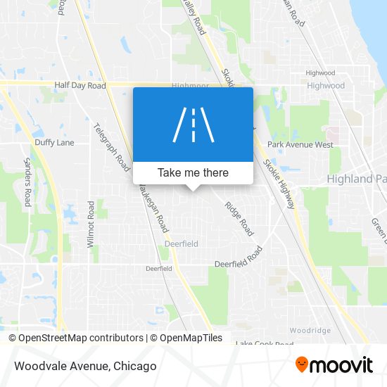 Woodvale Avenue map