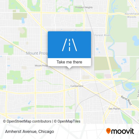 Mapa de Amherst Avenue