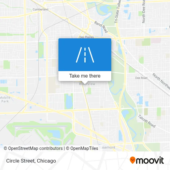Circle Street map