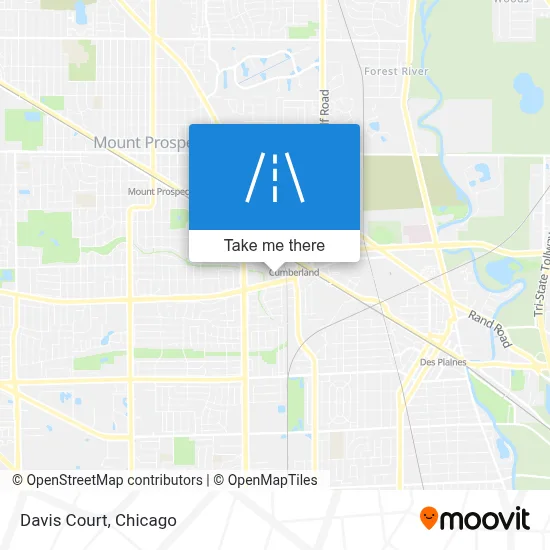 Davis Court map