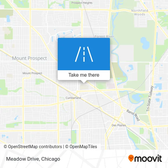 Meadow Drive map