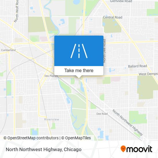 North Northwest Highway map