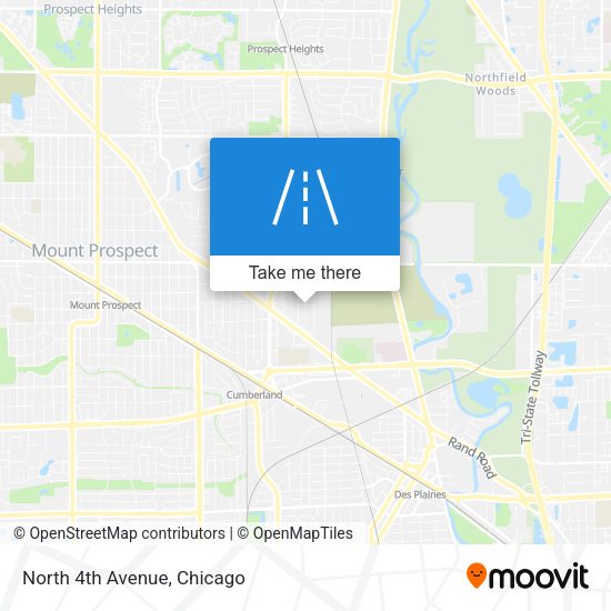 Mapa de North 4th Avenue