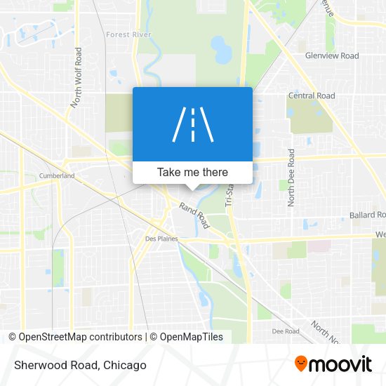 Mapa de Sherwood Road