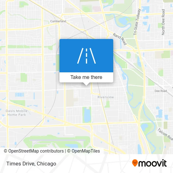 Times Drive map