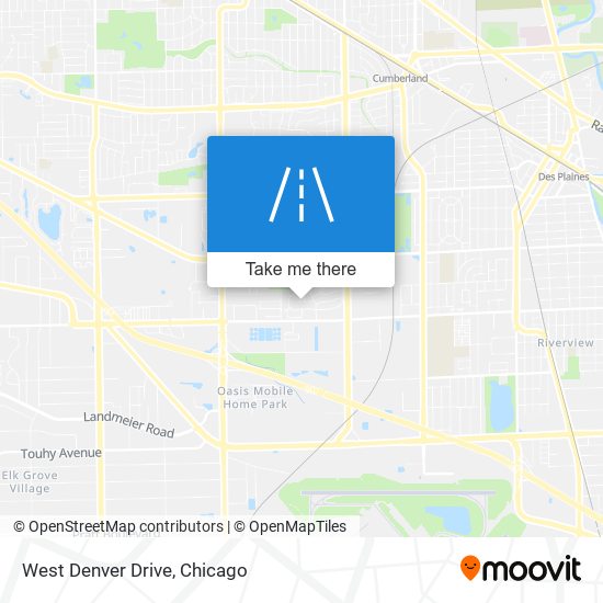 Mapa de West Denver Drive