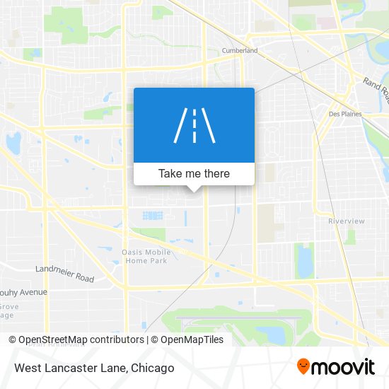 West Lancaster Lane map