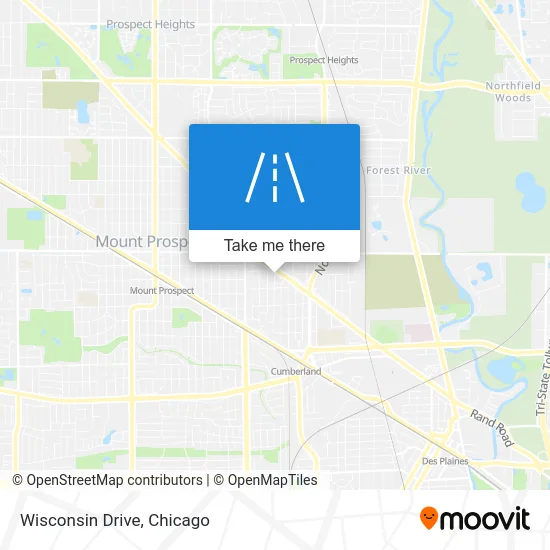 Wisconsin Drive map