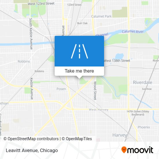 Leavitt Avenue map