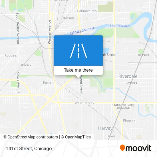141st Street map