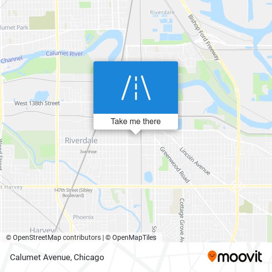 Mapa de Calumet Avenue