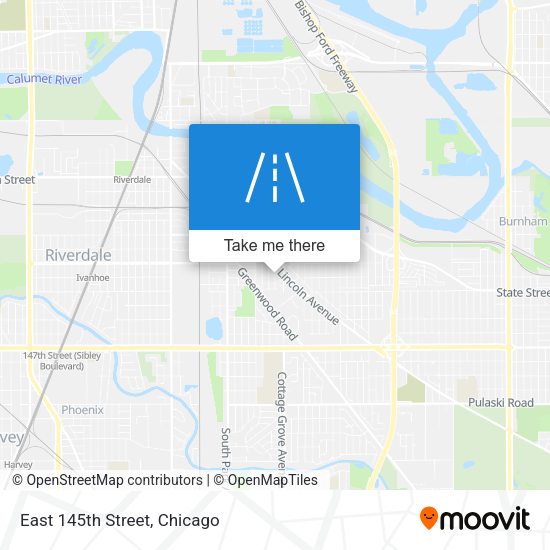 Mapa de East 145th Street