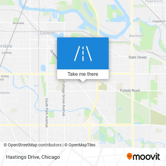 Hastings Drive map