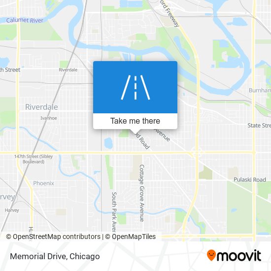 Memorial Drive map