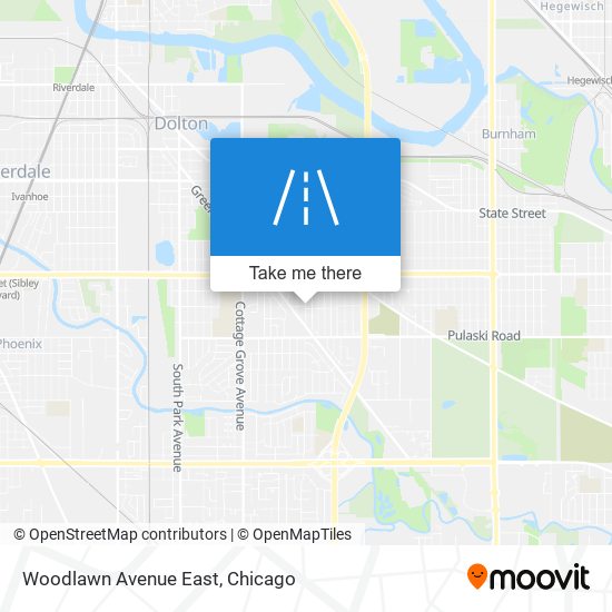 Woodlawn Avenue East map