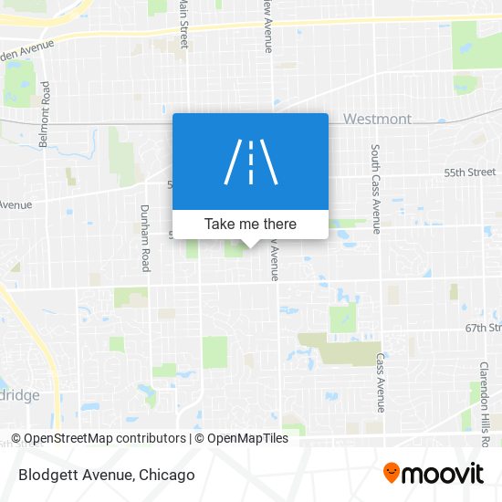 Mapa de Blodgett Avenue