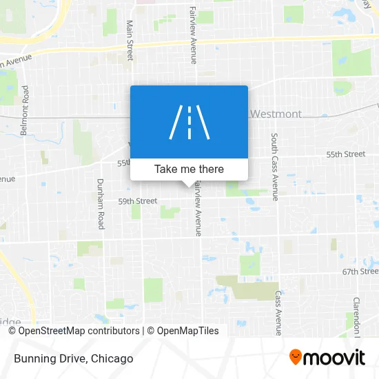Bunning Drive map