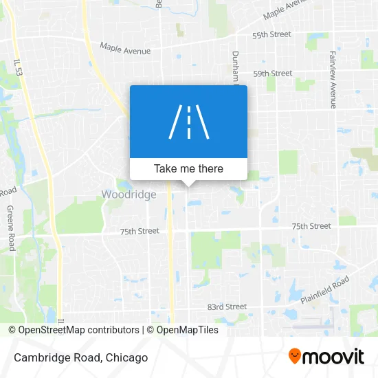 Cambridge Road map