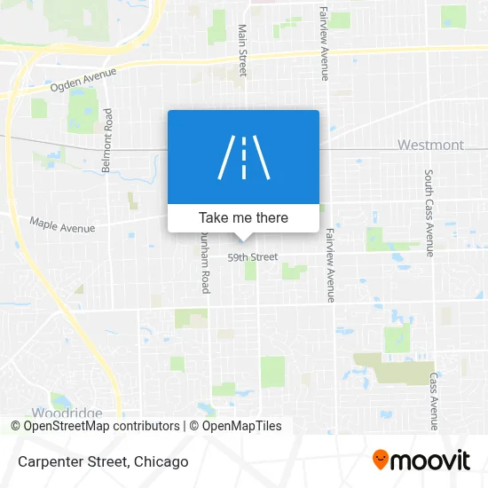 Carpenter Street map