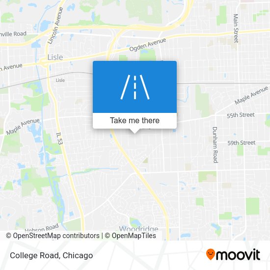 Mapa de College Road