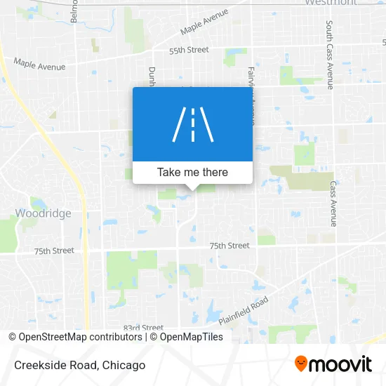 Creekside Road map