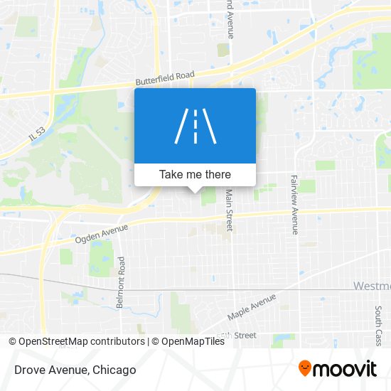 Drove Avenue map