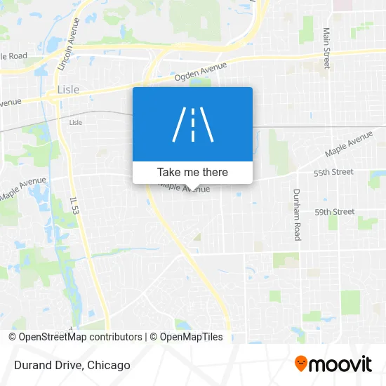 Durand Drive map