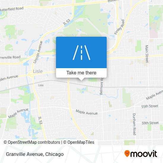 Mapa de Granville Avenue