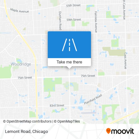 Lemont Road map