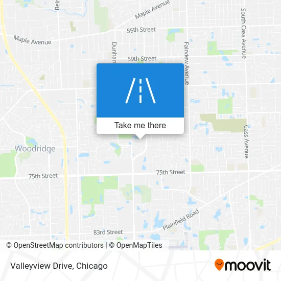 Valleyview Drive map
