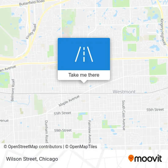 Wilson Street map