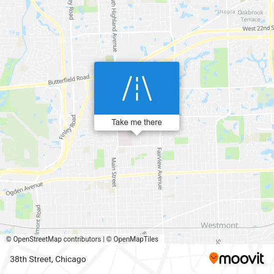 38th Street map