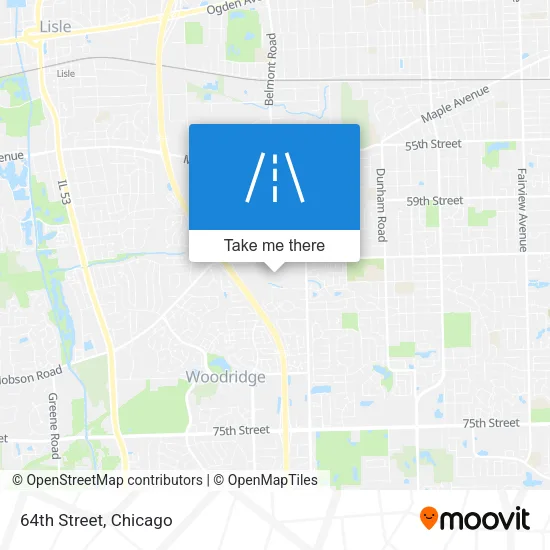 64th Street map