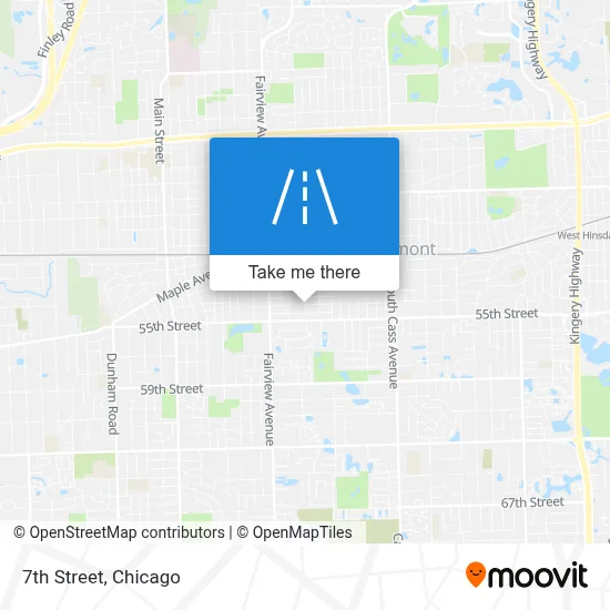 7th Street map