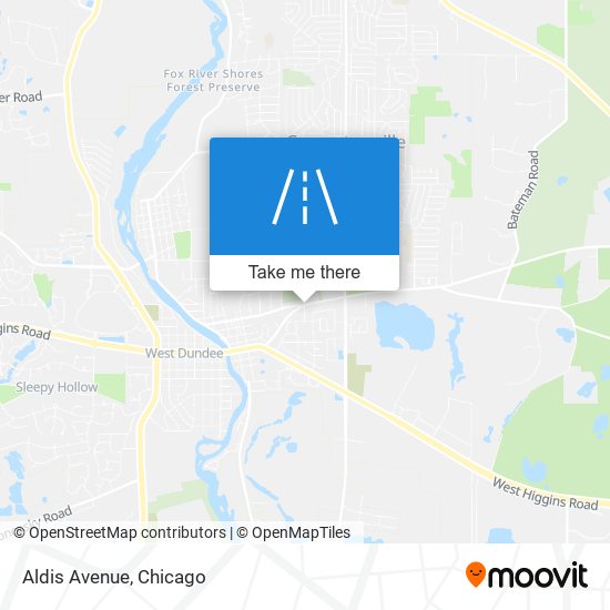 Aldis Avenue map