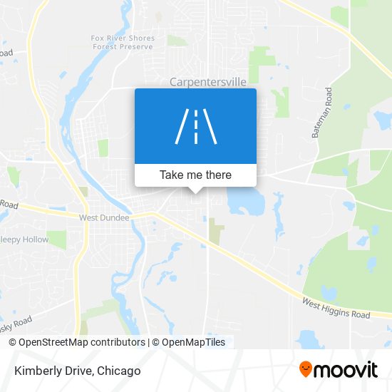 Kimberly Drive map