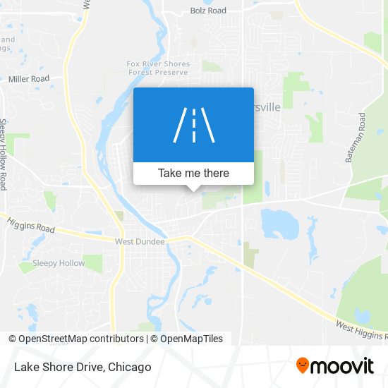 Lake Shore Drive map
