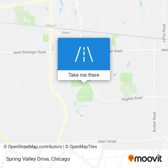 Spring Valley Drive map