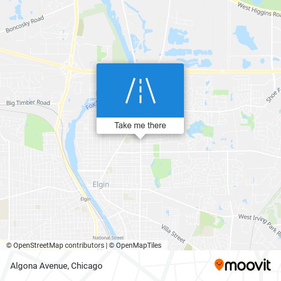 Algona Avenue map