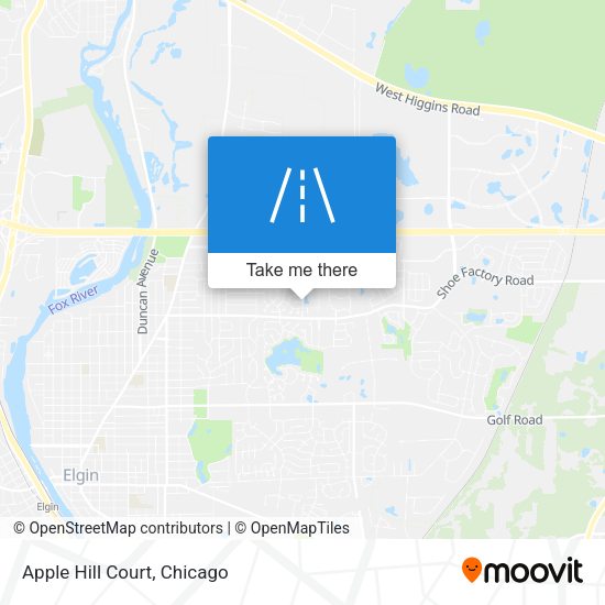 Mapa de Apple Hill Court