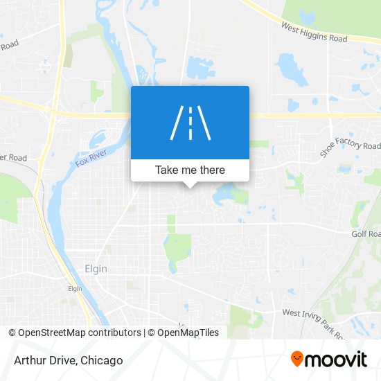 Arthur Drive map