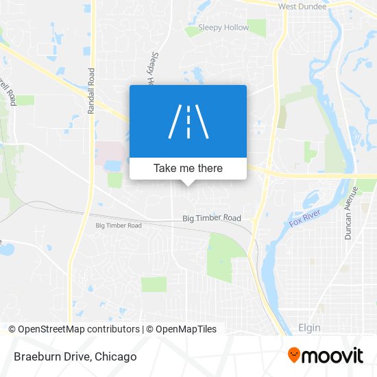 Braeburn Drive map