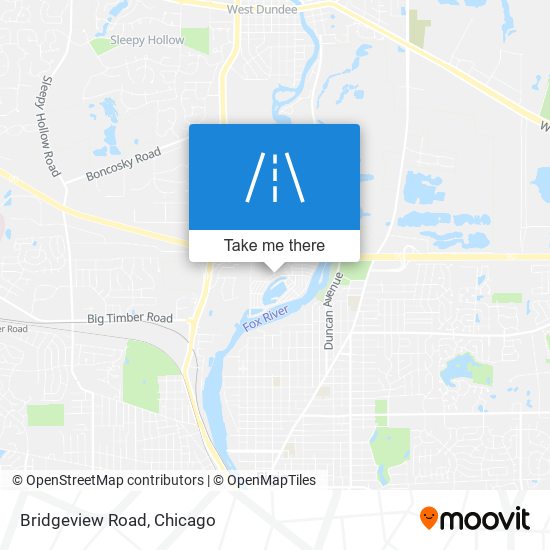 Bridgeview Road map