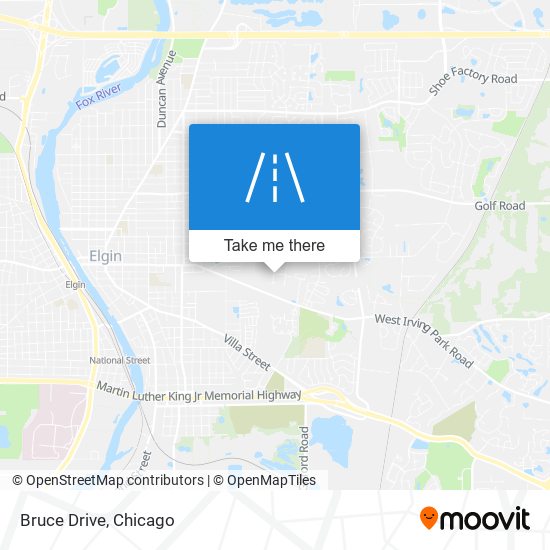 Bruce Drive map