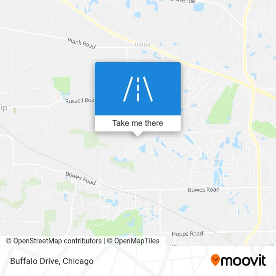 Buffalo Drive map