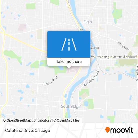 Cafeteria Drive map