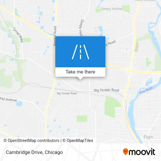 Cambridge Drive map