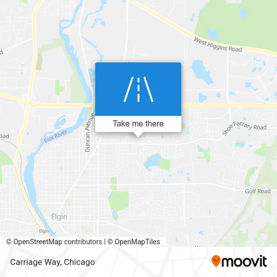 Carriage Way map